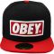 Купити Дитячі кепки Obey детская black / red / white logo інтернет-магазин