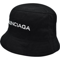 Купити Balenciaga панама black / white logo інтернет-магазин