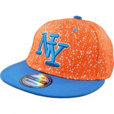 Купити New York детская кепка белый горошек orange / blue інтернет-магазин
