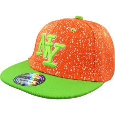 Купити New York детская кепка белый горошек orange / green інтернет-магазин