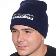 Купити Hats Шапка Napapijri темно-синя інтернет-магазин