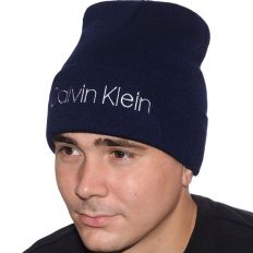 Купити Hats Шапка Calvin Klein темно-синя інтернет-магазин