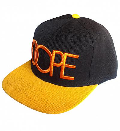 Купить Хардкорні кепки Dope art.1 black/orange інтернет-магазин
