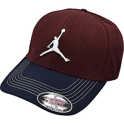 Купить Бейсболки Jordan без застежки vinous / dark-blue / white logo интернет магазин