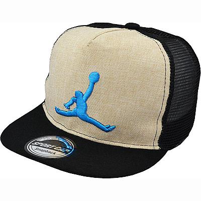Купить Дитячі кепки Jordan детская beige / black / blue logo інтернет-магазин