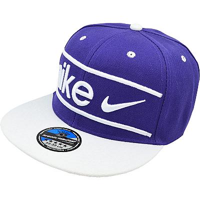 Купить Кепки з логотипами Nike Big logo white / purple / white інтернет-магазин