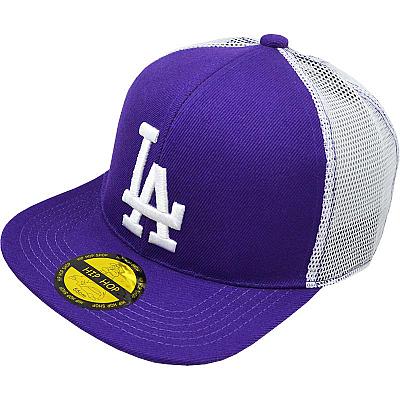 Купить Дитячі кепки LA Dodgers подростковая LA purple / white інтернет-магазин