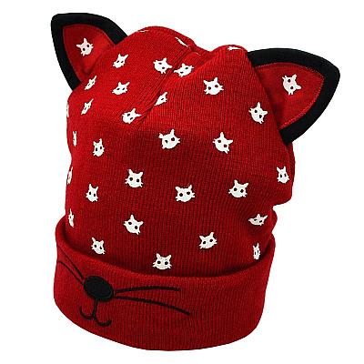 Купить Шапки Hats шапка детская Cat red інтернет-магазин