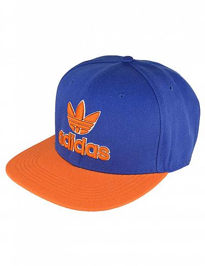 Купить Кепки с логотипами Adidas blue / orange интернет магазин