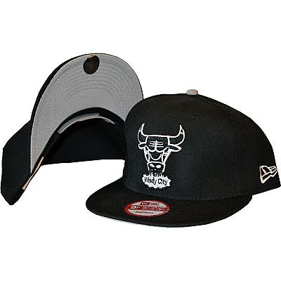 Купить Кепки спорт Chicago Bulls Snapback black / gray інтернет-магазин