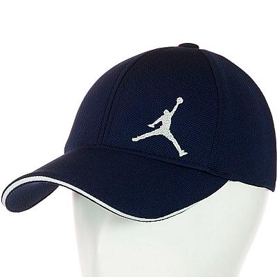 Купить Бейсболки Jordan без застежки логотип сбоку dark-blue / white logo интернет магазин