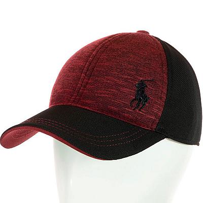 Купить Бейсболки Polo на липучке black / burgundy / black logo интернет магазин