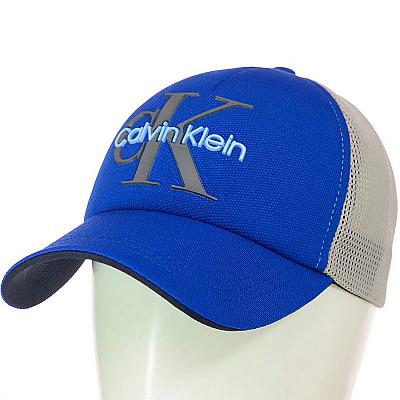Купить Бейсболки Calvin Klein на липучке CK blue / grey интернет магазин
