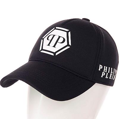 Купить Бейсболки Philipp Plein PP black / white big logo интернет магазин