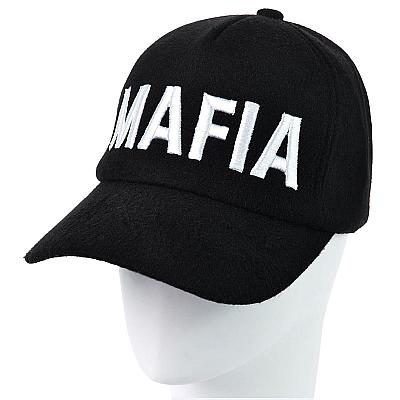 Купить Теплі кепки Other утеплена на липучці Mafia чорна інтернет-магазин