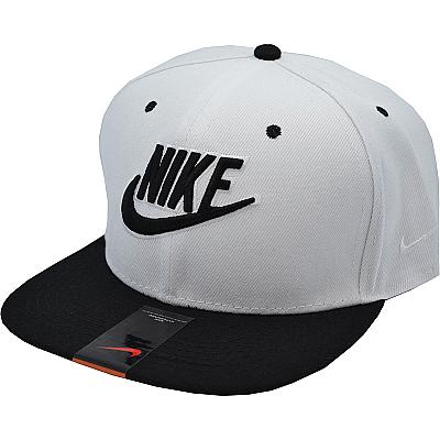 Купить Кепки з логотипами Nike white / black  інтернет-магазин