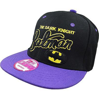 Купить Дитячі кепки Thehundreds Детская кепка Batman черная с фиолетовым козырьком інтернет-магазин