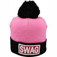 Купить Hats SWAG розовый, черный интернет магазин