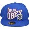 Купить Кепки с логотипами Obey Posse blue интернет магазин