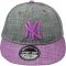 Купить Детские кепки New York grey / purple flaxseed интернет магазин