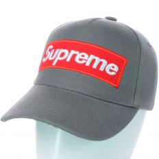 Купить Supreme grey / red logo интернет магазин