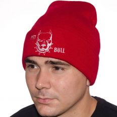 Купить Hats Pit Bull red интернет магазин