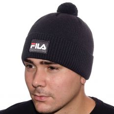 Купити Hats Fila с бубоном black інтернет-магазин