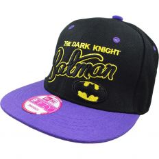 Купить Thehundreds Детская кепка Batman черная с фиолетовым козырьком интернет магазин