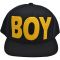 Купить Кепки с логотипами Boy black / orange logo интернет магазин
